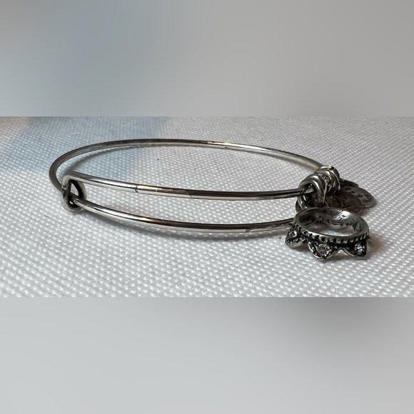 RETIRED: Alex and Ani | Queens Crown charm bracelet. - Picture 14 of 15